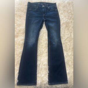 American Eagle Outfitters Dark Blue Flare Jeans